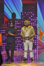 Daler mehndi, Mika Singh at Voice of India - Independence day special shoot in R K Studios on 10th Aug 2015